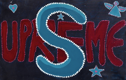 Suprême, peinture acrylique sur toile, 90 x 130 cm